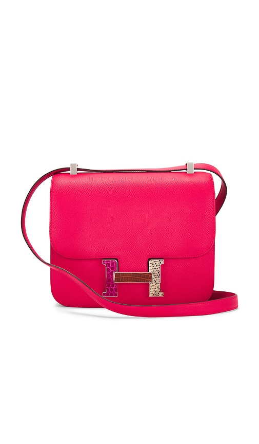 FWRD Renew Hermes Epsom Constance 24 Shoulder Bag in Rose Extreme
