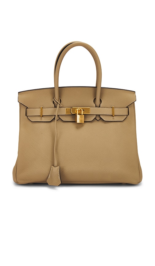 FWRD Renew Hermes Togo Birkin 30 Handbag in Beige Marfa