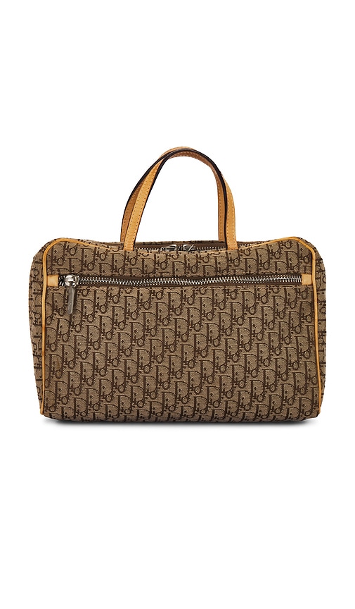 FWRD Renew Dior Trotter Handbag in Beige