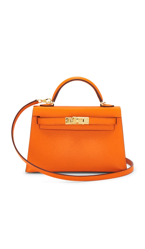 FWRD Renew Hermes Epsom Kelly 20 Handbag in Orange