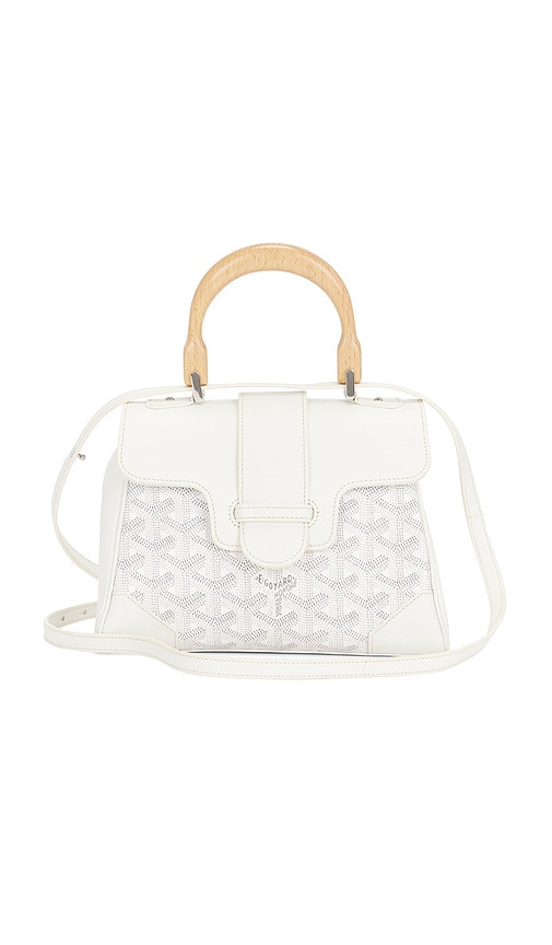 FWRD Renew Goyard Mini Saigon Souple Handbag in White