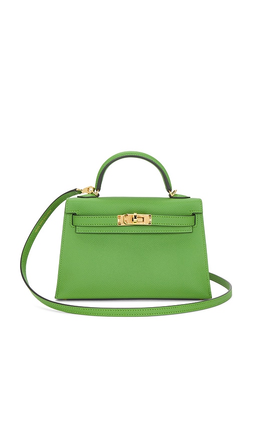 FWRD Renew Hermes Veau Epsom Kelly 20 Handbag in Vert Yucca