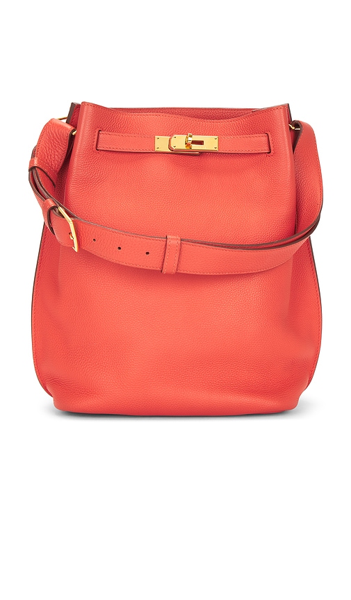 FWRD Renew Hermes Togo So Kelly 22 Shoulder Bag in Rouge