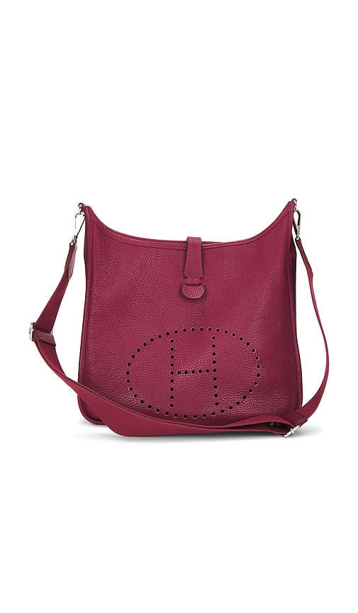 FWRD Renew Hermes Evelyne III GM Shoulder Bag in Burgundy