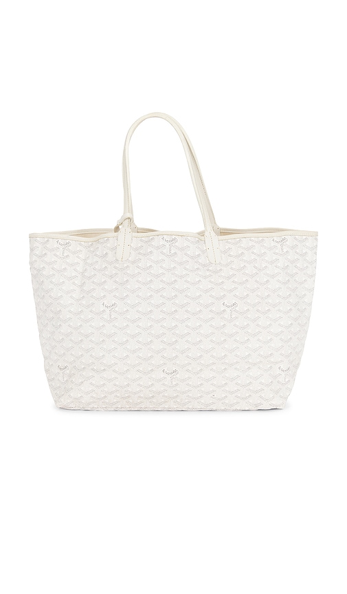 FWRD Renew Goyard Saint Louis PM Tote Bag in White