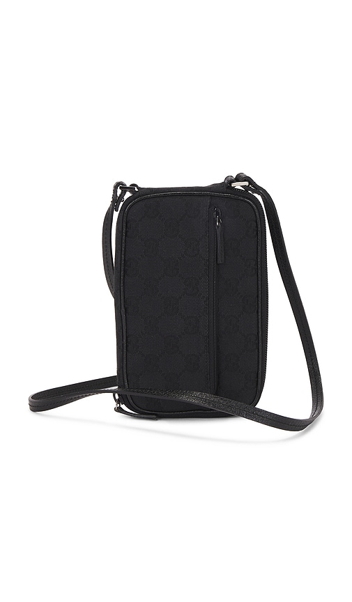 FWRD Renew Gucci GG Pochette Crossbody Bag in Black