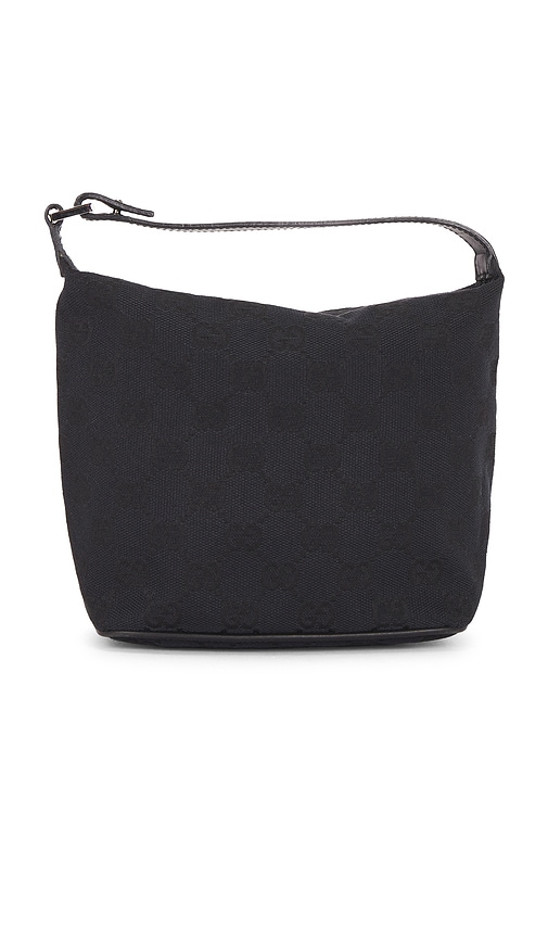FWRD Renew Gucci GG Canvas Mini Handbag in Black