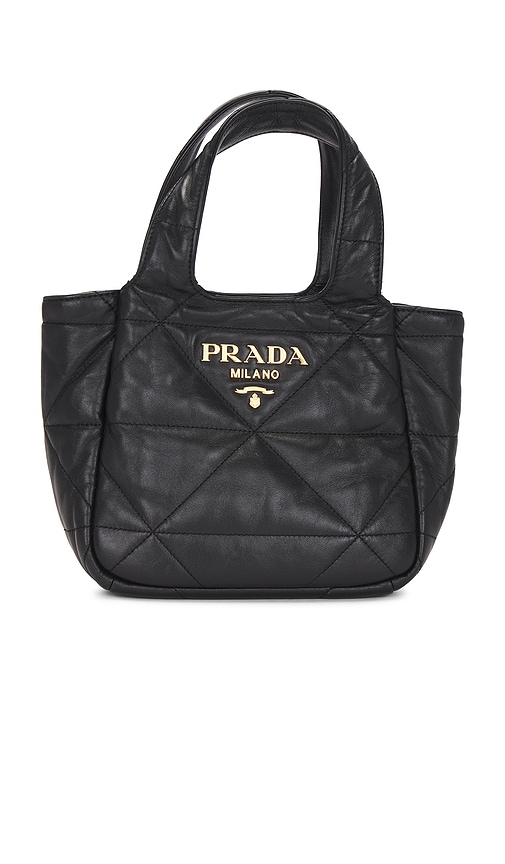 FWRD Renew Prada Nappa Tote Bag