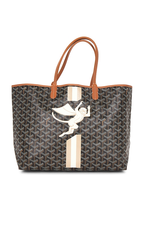 FWRD Renew Goyard Supermonkey Marquage Saint Louis PM Tote Bag in Black