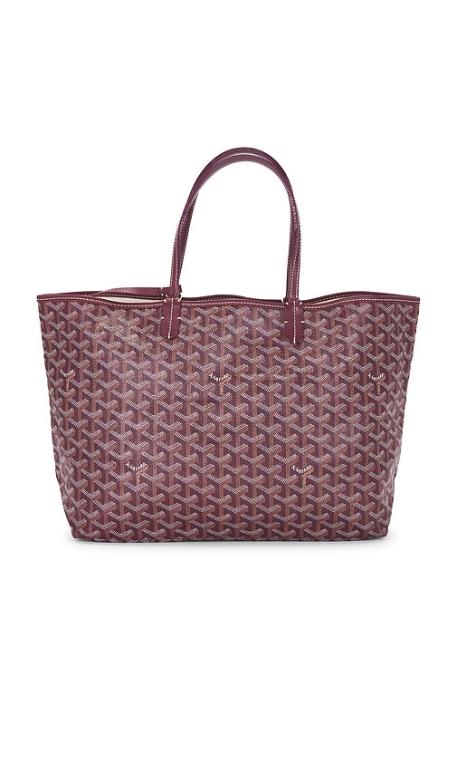FWRD Renew Goyard Saint Louis PM Tote Bag in Burgundy