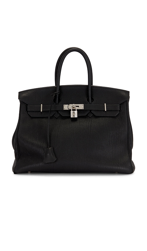 FWRD Renew Hermes Togo Birkin 35 Handbag in Noir