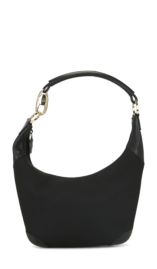 FWRD Renew Gucci Vintage Clasp Hobo Bag in Black