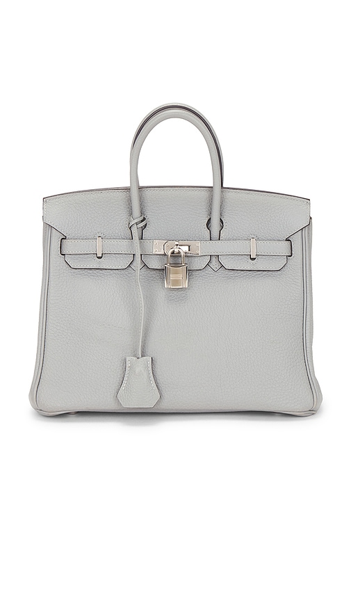 FWRD Renew Hermes Togo Birkin 25 Handbag in Gris