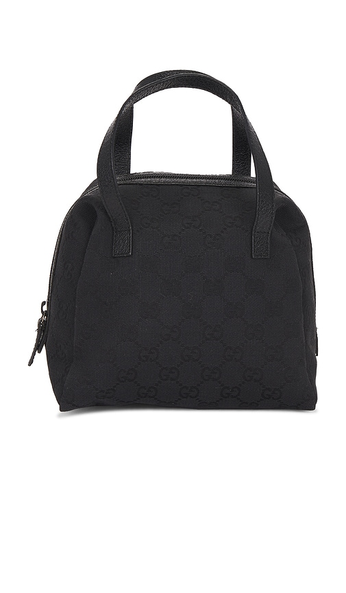 FWRD Renew Gucci GG Balthus Cosmetic Handbag in Black