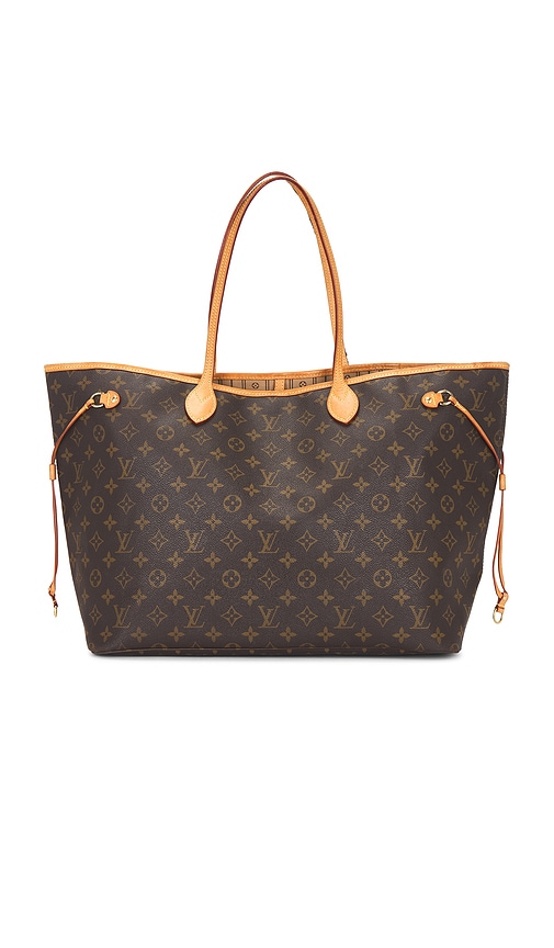 FWRD Renew Louis Vuitton Monogram Neverfull GM Tote Bag in Brown