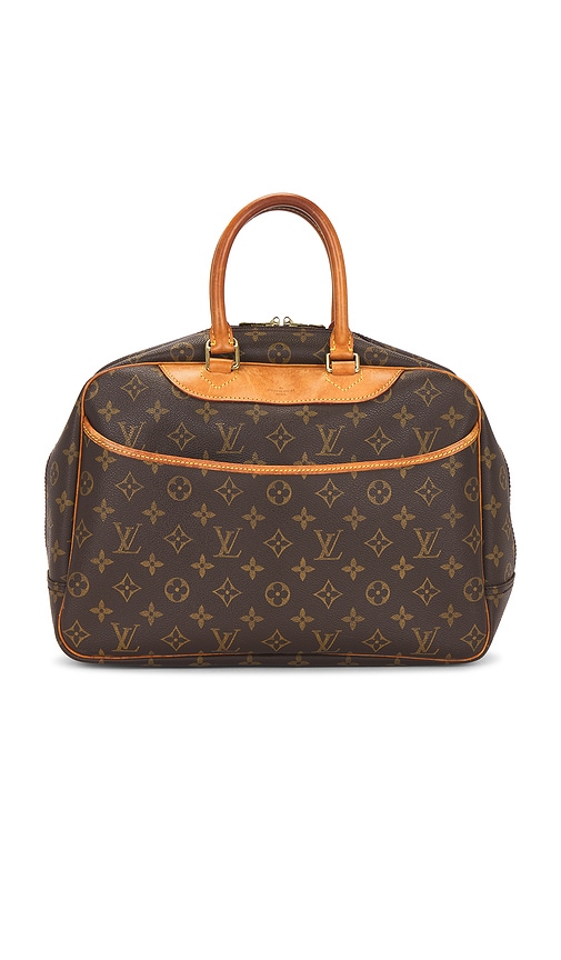 FWRD Renew Louis Vuitton Monogram Deauville Handbag in Brown