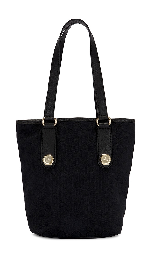 FWRD Renew Gucci Charmy Tote Bag in Black