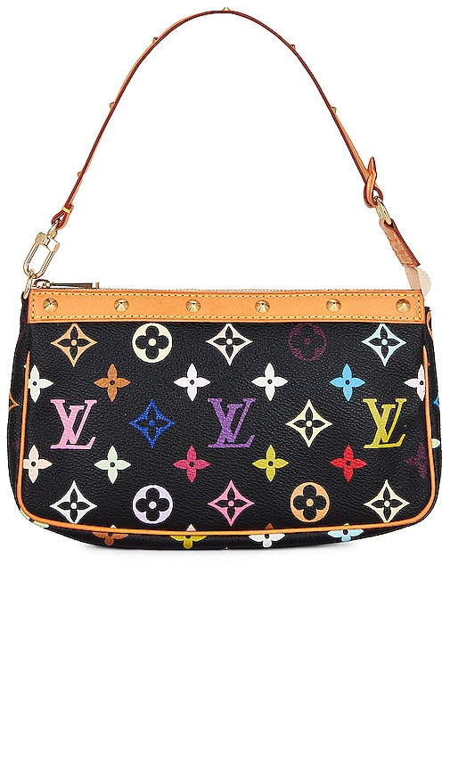 Pochette accessoire fabric handbag Louis Vuitton Multicolour in