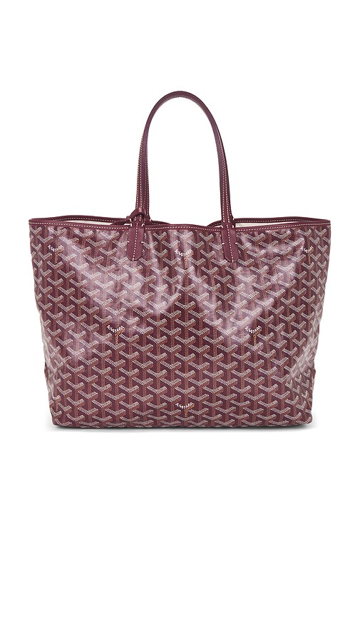 FWRD Renew Goyard Saint Louis PM Tote Bag in Burgundy
