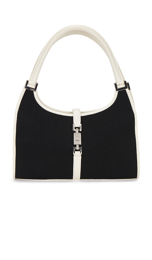 FWRD Renew Gucci Bardot Shoulder Bag in Black