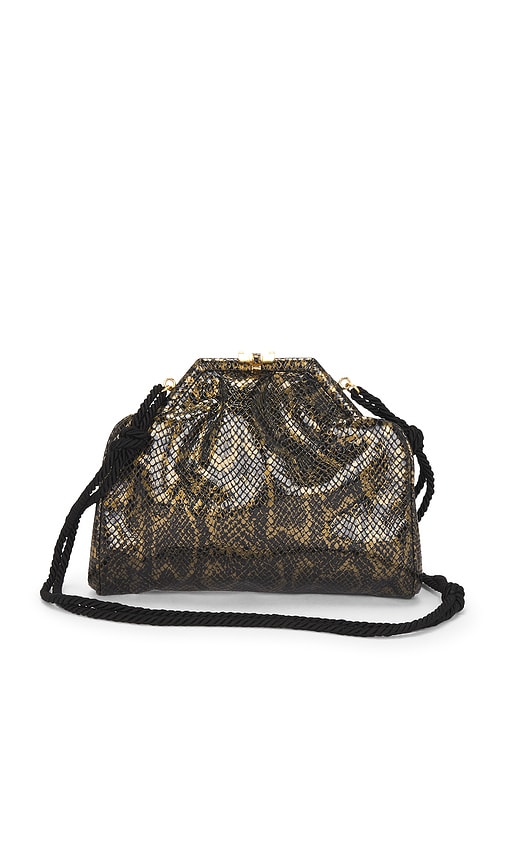 FWRD Renew Fendi Vintage Embossed Clutch in Black