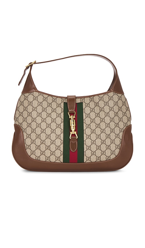 FWRD Renew Gucci Jackie 1961 Hobo Bag in Beige