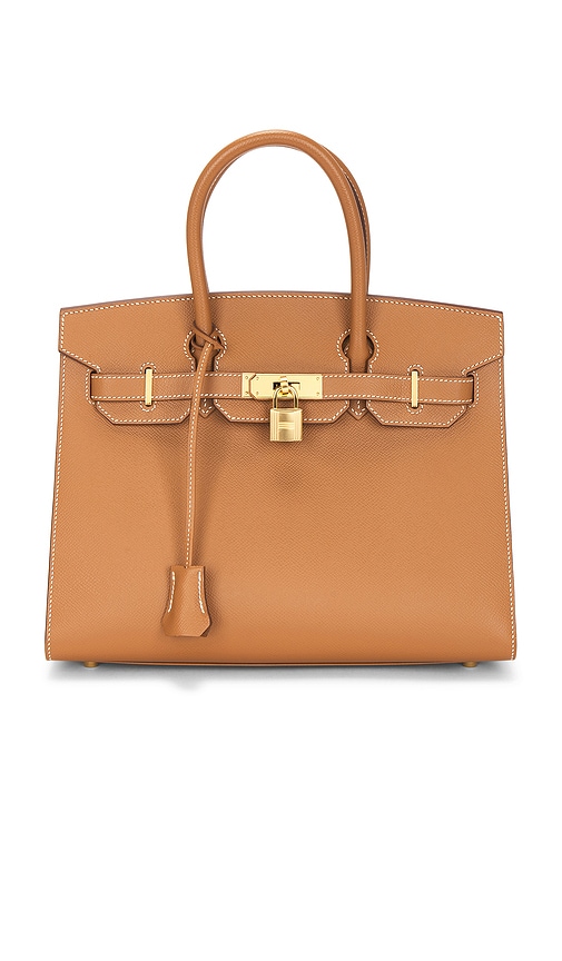FWRD Renew Hermes Epsom Birkin 30 Sellier Handbag in Gold