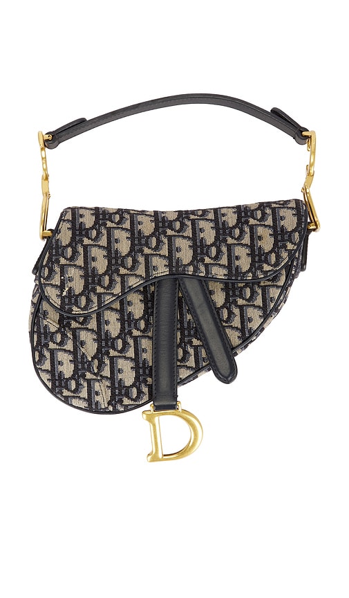 FWRD Renew Dior Trotter Oblique Mini Saddle Bag