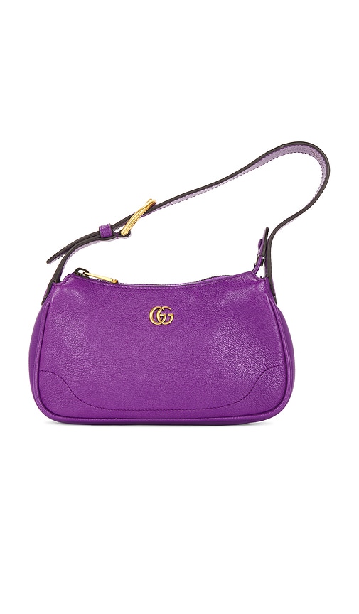 Fwrd Renew Gucci Aphrodite Shoulder Bag In Purple