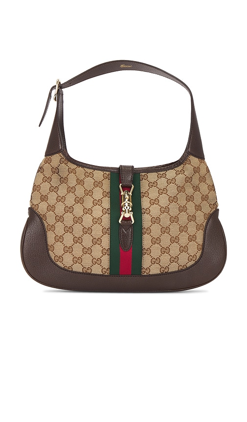 FWRD Renew Gucci Jackie 1961 Hobo Bag in Beige