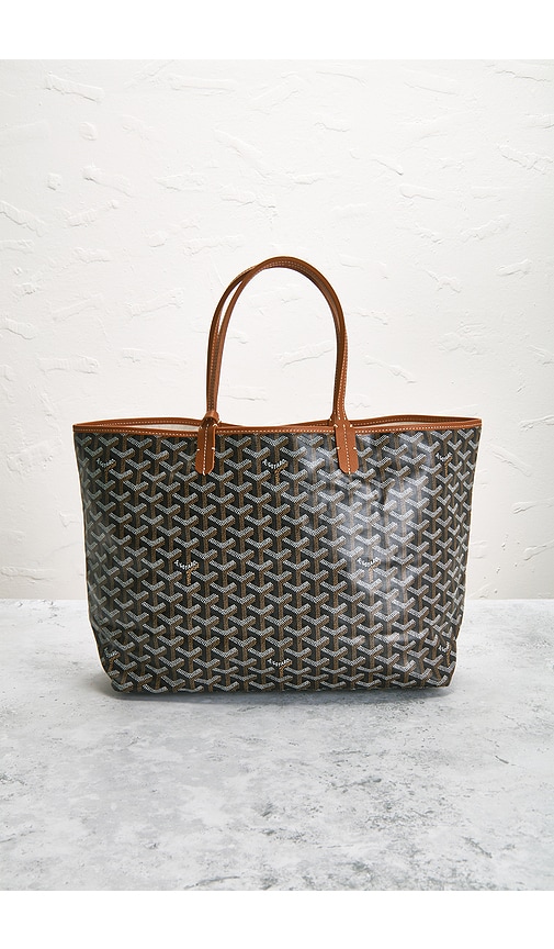 Fwrd Renew Goyard Saint Louis Pm Tote Bag In Black
