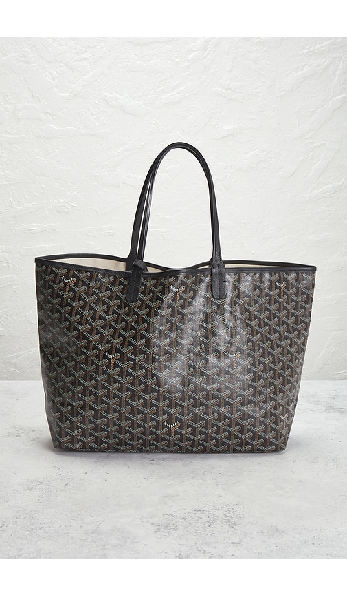 Fwrd Renew Goyard Saint Louis Pm Tote Bag In Black