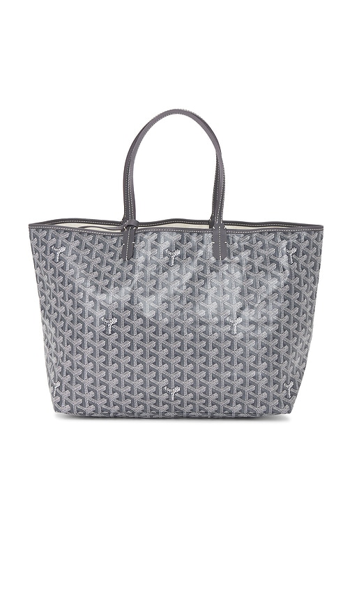 Fwrd Renew Goyard Saint Louis Pm Tote Bag In Gray