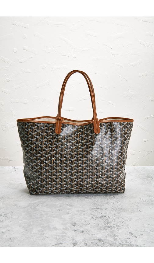 Fwrd Renew Goyard Saint Louis Pm Tote Bag In Black