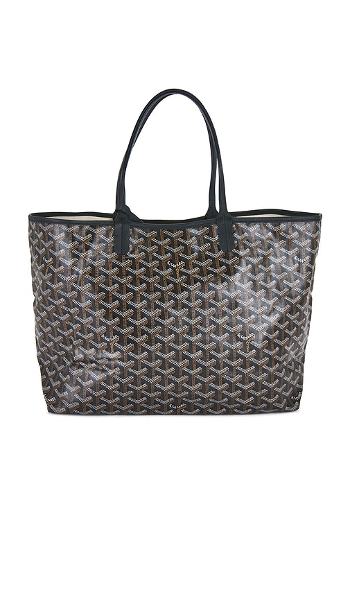 Fwrd Renew Goyard Saint Louis Pm Tote Bag In Black