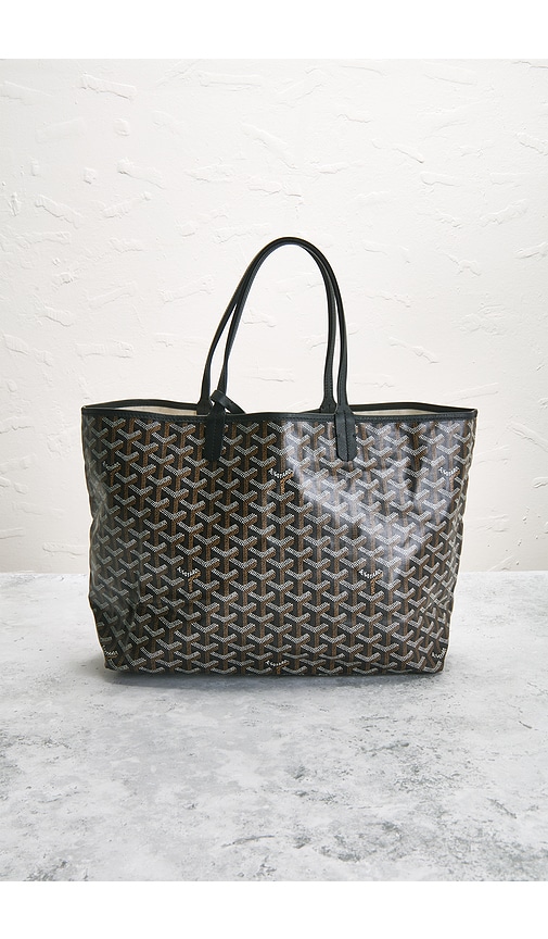 Fwrd Renew Goyard Saint Louis Pm Tote Bag In Black