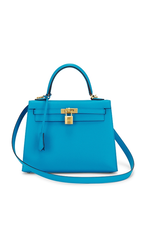FWRD Renew Hermes Epsom Kelly 25 Sellier Handbag
