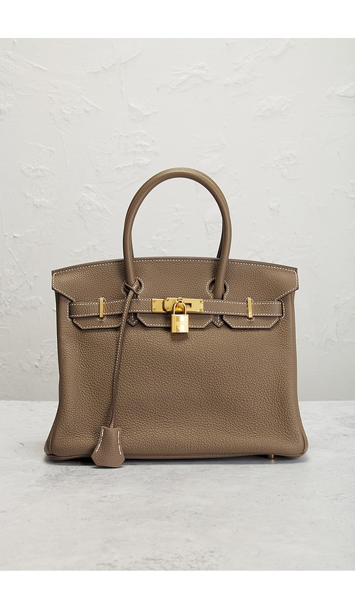 Fwrd Renew Hermes Togo Birkin 30 Handbag In Brown