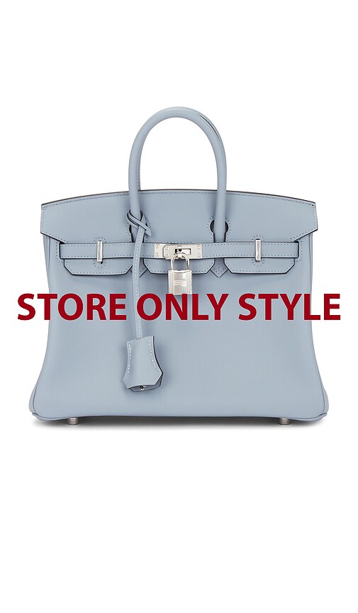 FWRD Renew Hermes Swift Birkin 25 Handbag in Bleu Lin REVOLVE