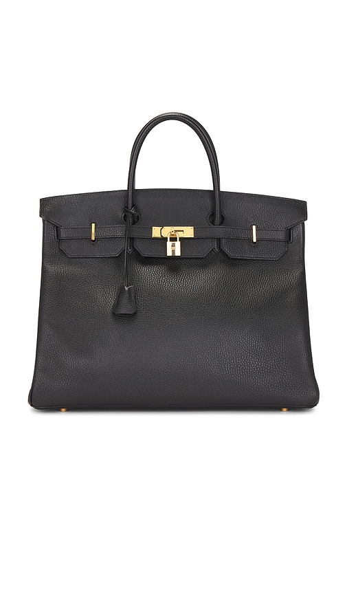 Fwrd Renew Hermes 1996 Ardennes Birkin 40 Retourne Handbag In Black