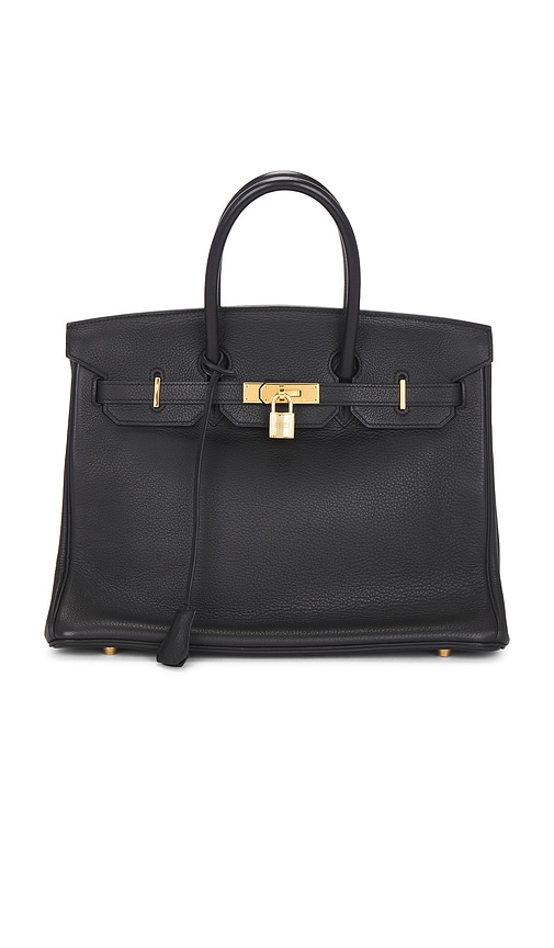 Fwrd Renew Hermes Togo Birkin 35 Handbag In Black