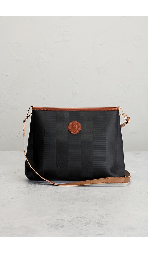 Fwrd Renew Fendi Pequin Crossbody Bag