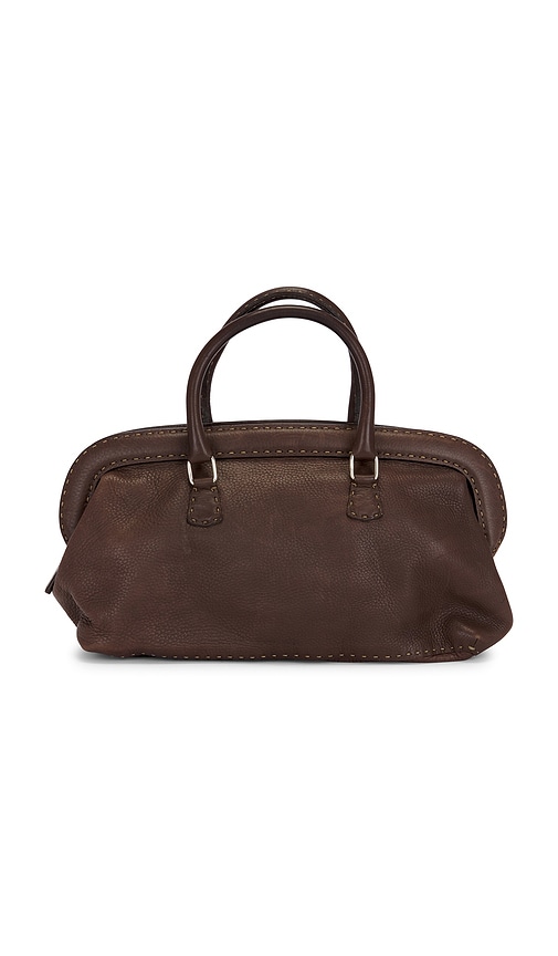 Fwrd Renew Fendi Selleria Bowler Bag In Brown