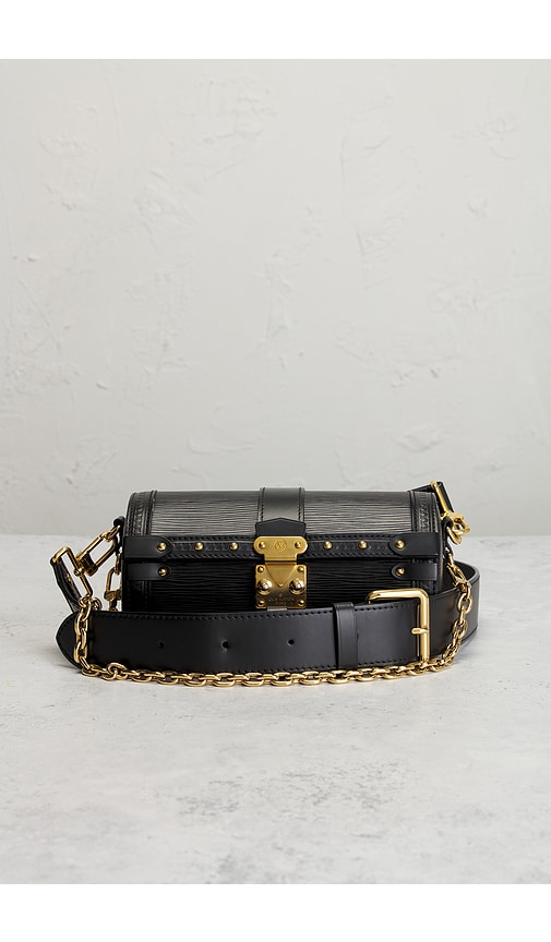 Fwrd Renew Louis Vuitton Epi Papillon Trunk Shoulder Bag In Black