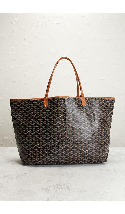 Fwrd Renew Goyard Saint Louis Pm Tote Bag In Black