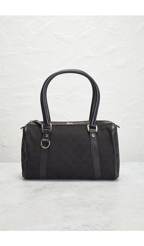 Fwrd Renew Gucci Abbey D-ring Handbag In Black