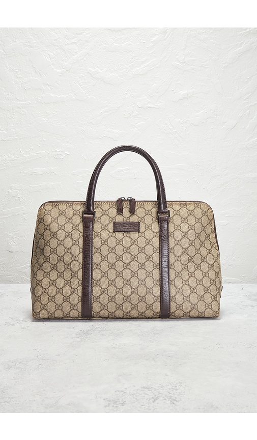 Fwrd Renew Gucci Joy Boston Bag In Sand