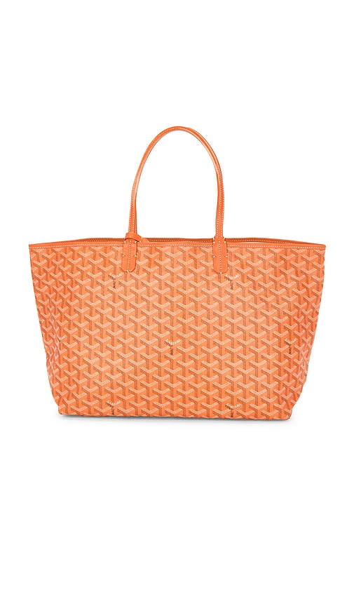 Fwrd Renew Goyard Saint Louis Pm Tote Bag In Orange