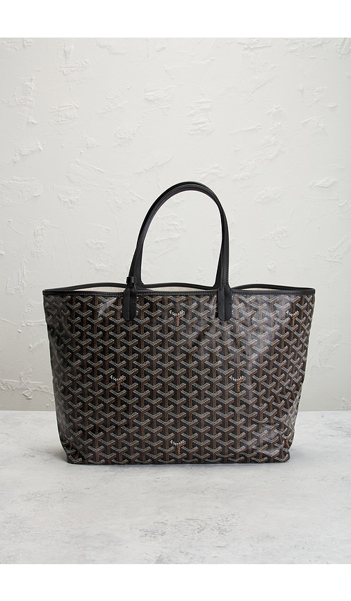 Fwrd Renew Goyard Saint Louis Pm Tote Bag In Black