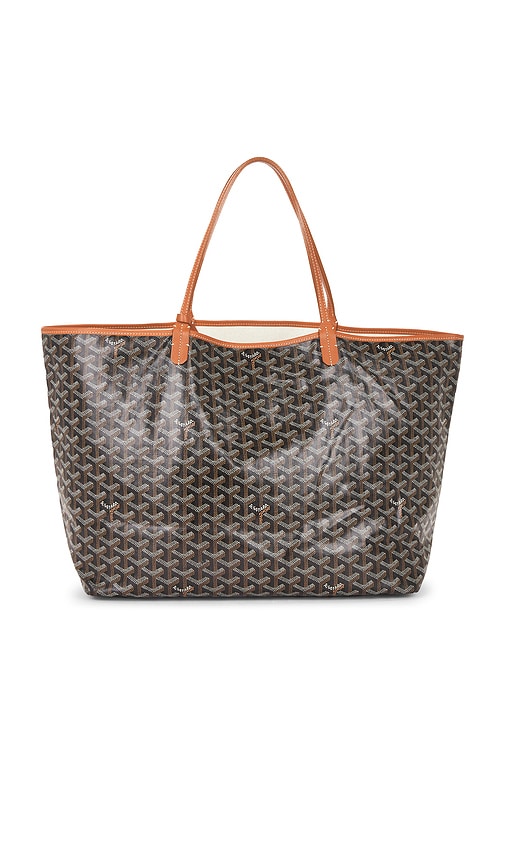 Fwrd Renew Goyard Saint Louis Gm Tote Bag In Black